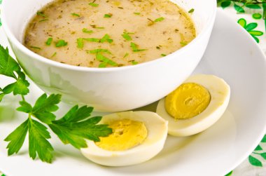 Zurek is a decent Polish soup clipart