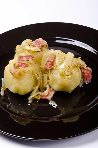 Albóndigas de patata con relleno de carne —  Fotos de Stock