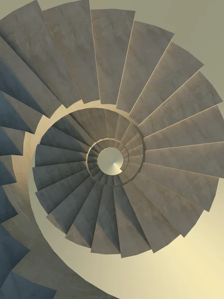 Abstract spiral staircase — Stock Photo, Image