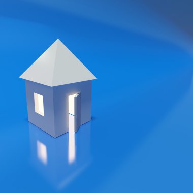 Dream house concept clipart