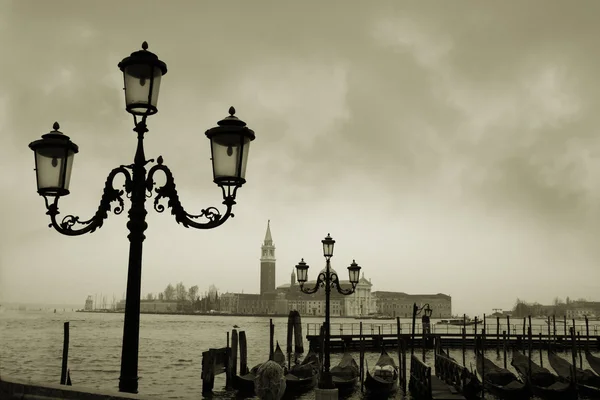 stock image Street lamps in Venice