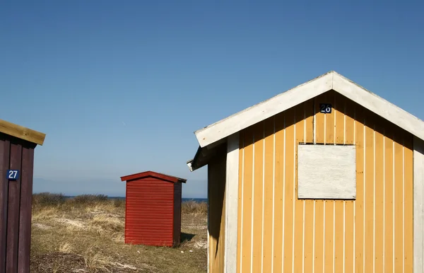 Casa sulla spiaggia nel mare noth — Foto Stock