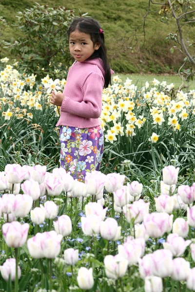 Kind bloem — Stockfoto
