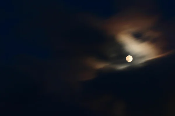 Luna nel cielo — Foto Stock