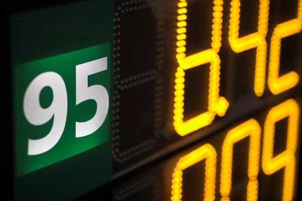 Gas price — Stock Photo, Image