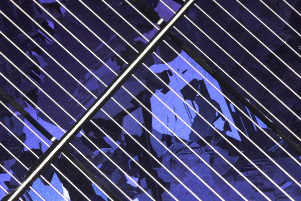 Célula solar fotovoltaica — Fotografia de Stock