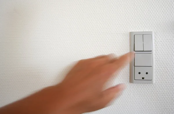 Switch off the light — Stock Photo, Image