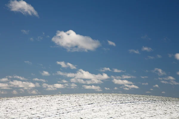 Karlı alan — Stok fotoğraf