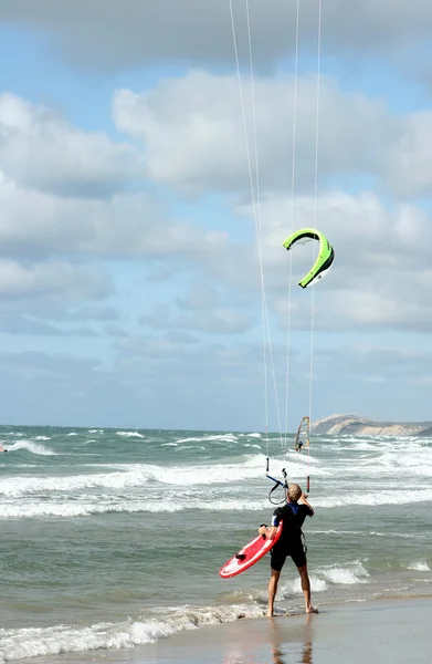 Activiteiten: kite Beach — Stockfoto