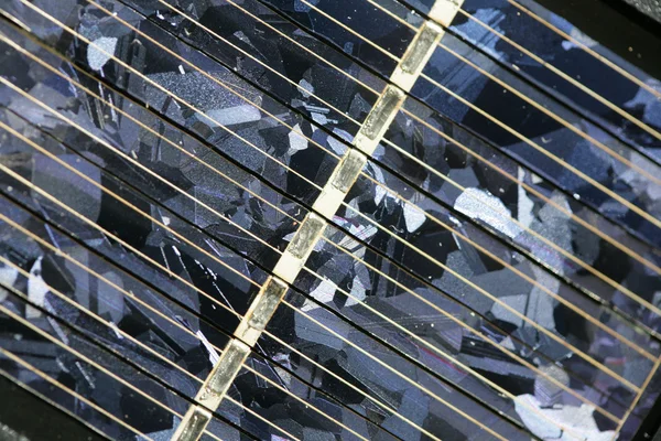 Célula solar fotovoltaica Imagem De Stock