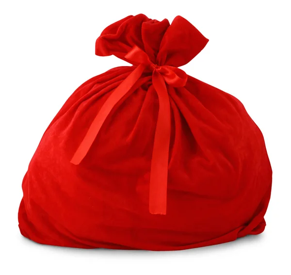 Santa prezent torba — Zdjęcie stockowe