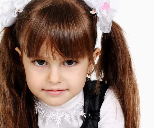 Retrato de menina pré-escolar — Fotografia de Stock