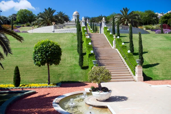 stock image Bahai landscape in Haifa