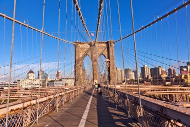 New York 'taki Brooklyn Köprüsü