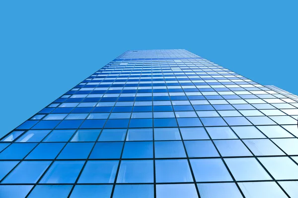 Fachada de cristal de rascacielos moderno — Foto de Stock