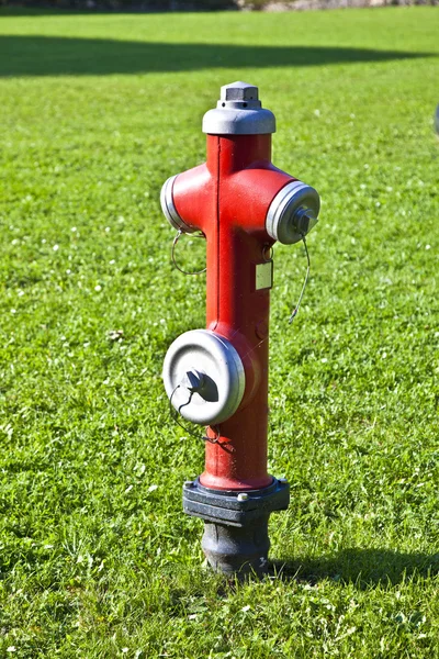 Hydrant auf der Wiese — Stockfoto