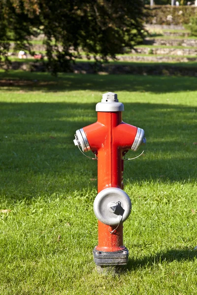 Hydrant at the meadow — Stock Photo, Image