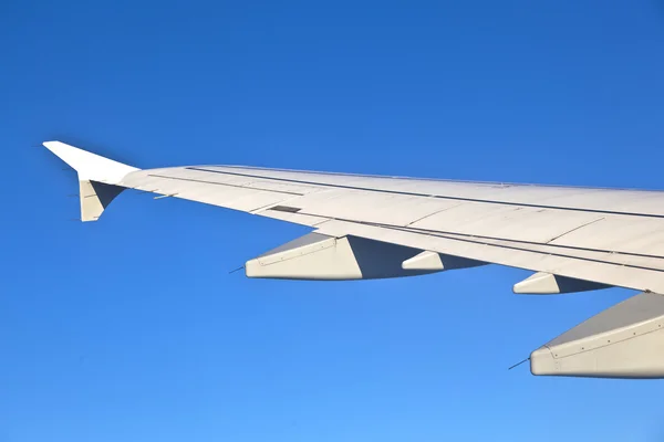 Деталь крила літака — стокове фото