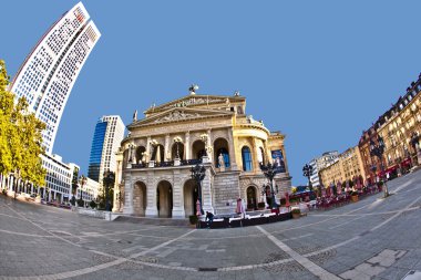 Famous Opera house in Frankfurt, the Alte Oper, Germany clipart