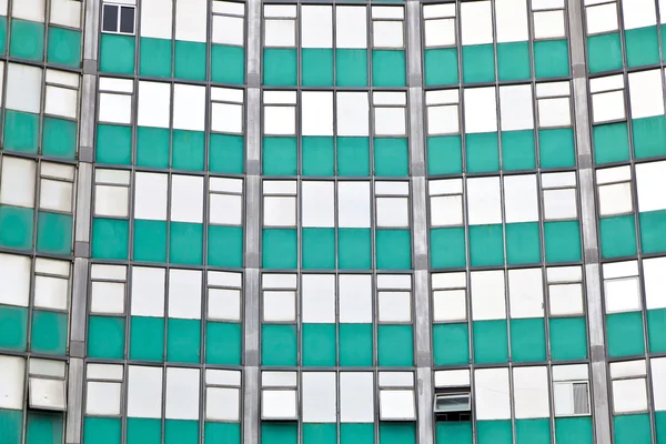 Μοτίβο της πρόσοψης της εγκαταλελειμμένο ξενοδοχείο στην Ατλάντικ Σίτυ — Φωτογραφία Αρχείου