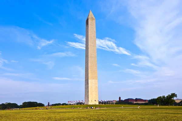 华盛顿特区的华盛顿纪念馆 — 图库照片