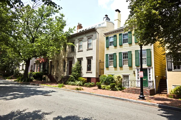 ワシントン ジョージタウンの古い家 — ストック写真