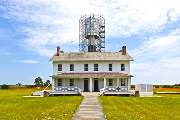 Bodie Island Lighthouse Being Renovated — Stock Photo, Image