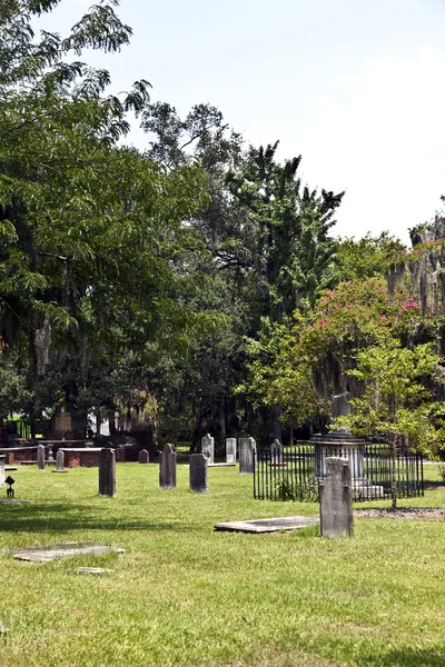 Колониальное кладбище Саванны — стоковое фото