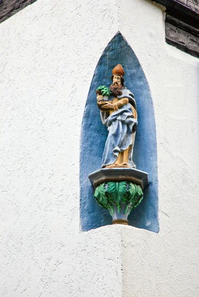 Rheingau şarapta korunması için dini figür — Stok fotoğraf