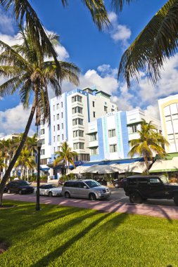 Güney Miami'de art deco tarzında güzel evler