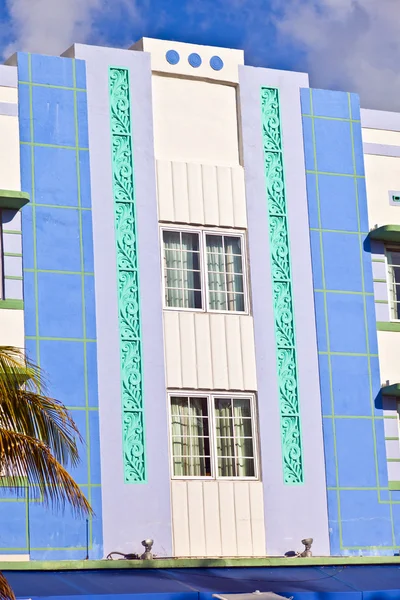 Güney Miami'de art deco tarzında güzel evler — Stok fotoğraf