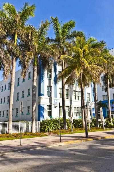 Szép házak Dél-Miami art déco stílusban — Stock Fotó