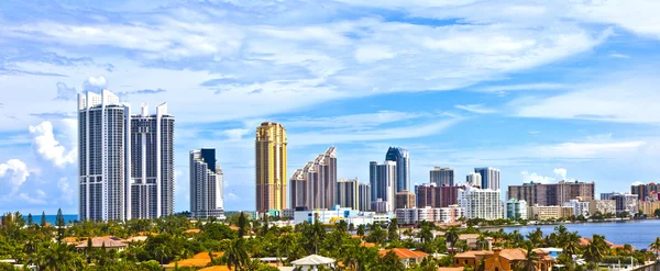 Panorama města miami, florida. — Stock fotografie