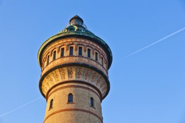 ünlü su kulesinde wiesbaden-biebrich