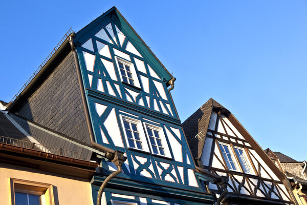 Historic half timbered houses in Eltville