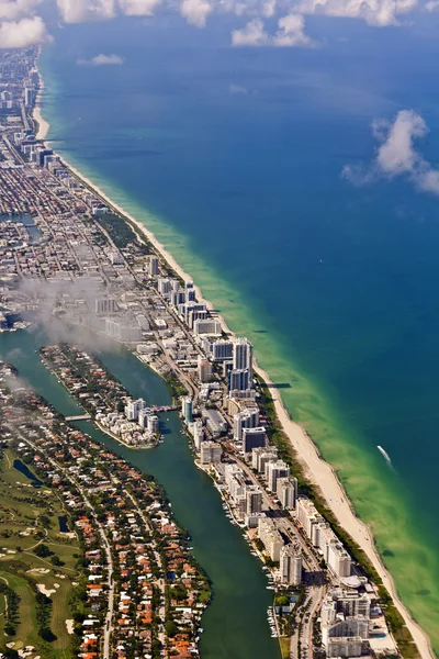 Antena plaży Miami — Zdjęcie stockowe