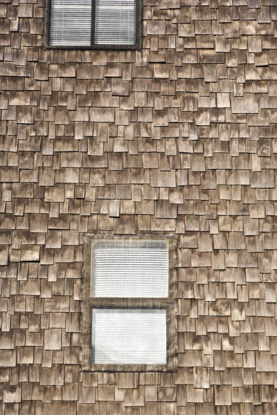 壁に木製のタイル — ストック写真