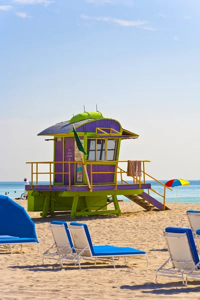 South beach miami badmeester toren — Stockfoto
