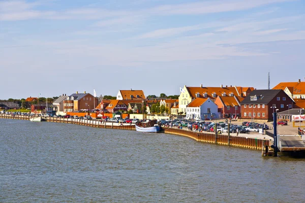 Ville de Nordby sur l'île de Fano au Danemark de bord de mer — Photo