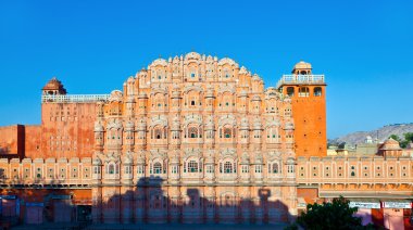 Hawa Mahal, rüzgarların saray, Jaipur, Rajasthan, Hindistan.