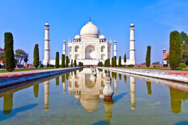 Taj Mahal in India clipart