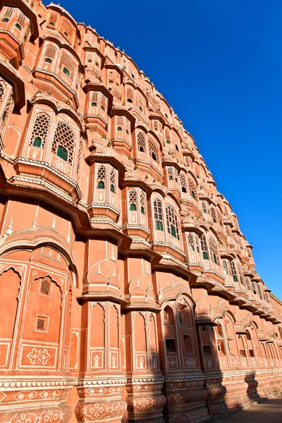 Hawa Mahal, el Palacio de los Vientos, Jaipur, Rajastán, India . — Foto de Stock