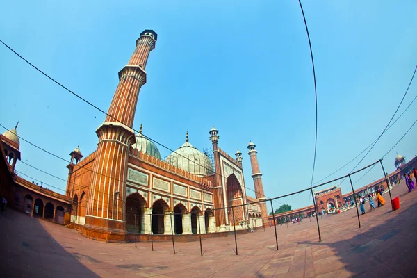 Mesquita Jama Masjid, Deli velho, Índia . — Fotografia de Stock