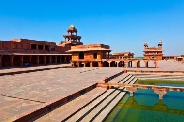 Old city of Fatehpur Sikri, India. clipart