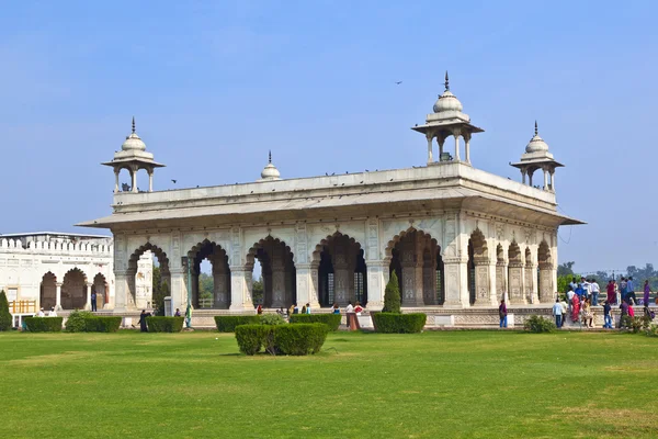 Inlaid marble, columns and arches, Hall of Private Audience or D — Stock Photo, Image