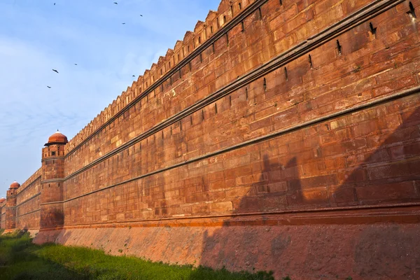 Indien, delhi, Röda fortet, den byggdes av marmormoskén som del — Stockfoto