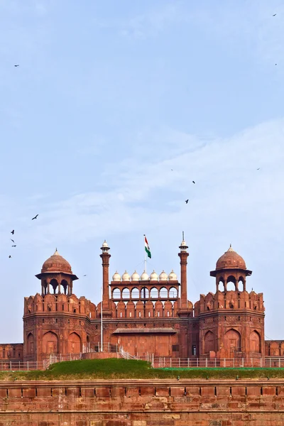 Indie, delhi, czerwony fort, został zbudowany przez shahjahan del — Zdjęcie stockowe