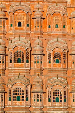 Hawa Mahal, rüzgarların saray, Jaipur, Rajasthan, Hindistan.