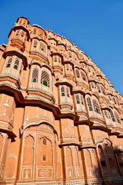 Hawa Mahal, rüzgarların saray, Jaipur, Rajasthan, Hindistan.