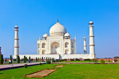 Taj Mahal in India clipart